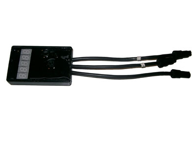 Detonation counter display, connects to detonation interface