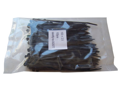 Cable ties 2,5x100 bag 100 pieces