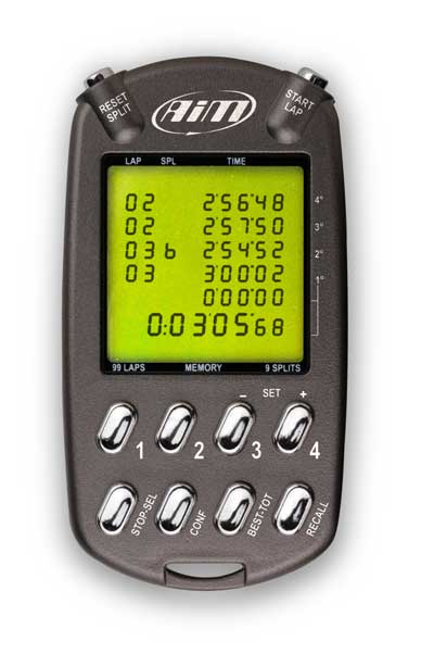 AIM Multichron 4 rider stopwatch Black