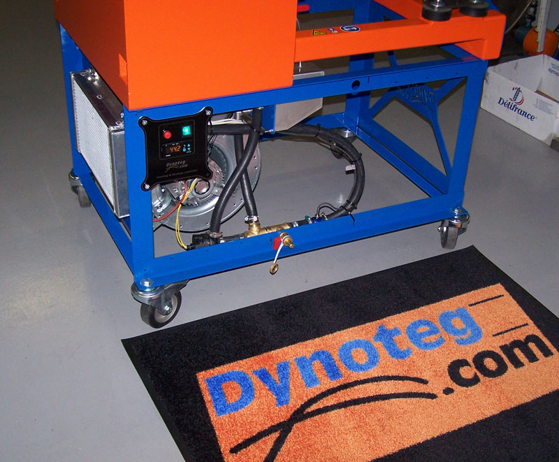 Sub frame with cooling/heating systeem for Kart dyno KED1-2