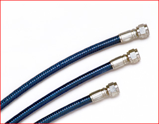 Brake tube kit covered with Inox for 100 cc