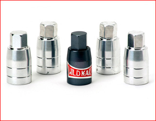 Ergal cylindrical nut M8 for wheel