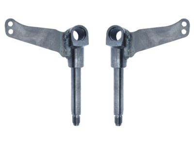 Stub axle with welded arm for Baby/Mini Black