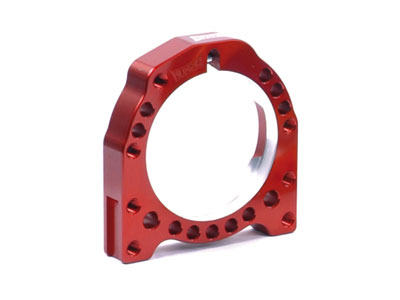 Housing for axle bearing 50 mm Blue anodized