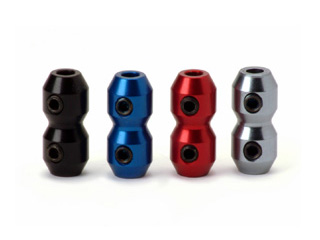 Aluminium cable clamp for accelerator anodized