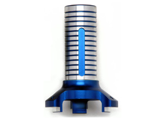 Front disc carrier 125 cc blue color