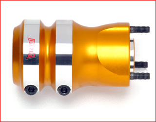 Hub rear 50x125 mm anodized
