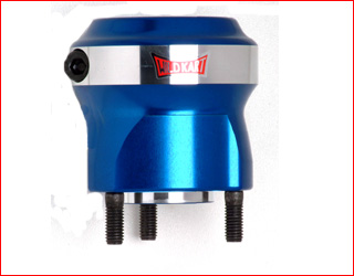 Hub rear 50x75 mm anodized