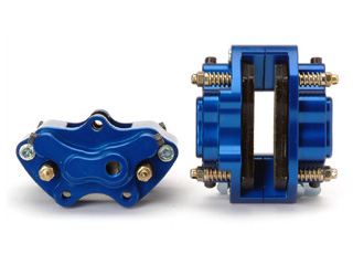 4 piston front brake calliper Right anodized