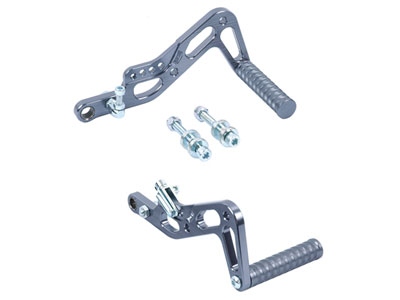 Aluminium pedal from billet anodized