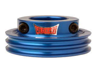 Pulley for water pump 40 mm anodized