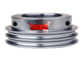 Pulley for water pump 50 mm anodized