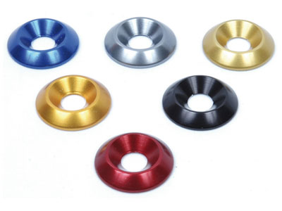 Flare washer x floor tray M6x20 mm anodized