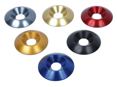 Seat flare washer 30x8 mm anodized