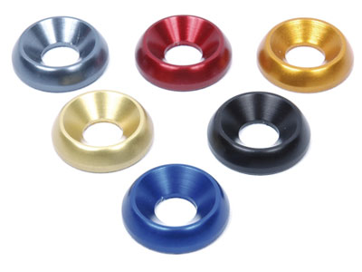 Flare washer 22x8 mm anodized