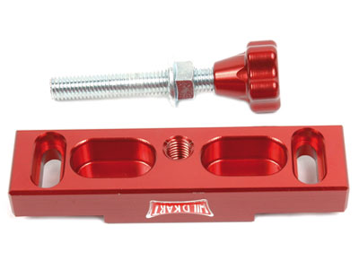 Aluminium chain adjuster anodized