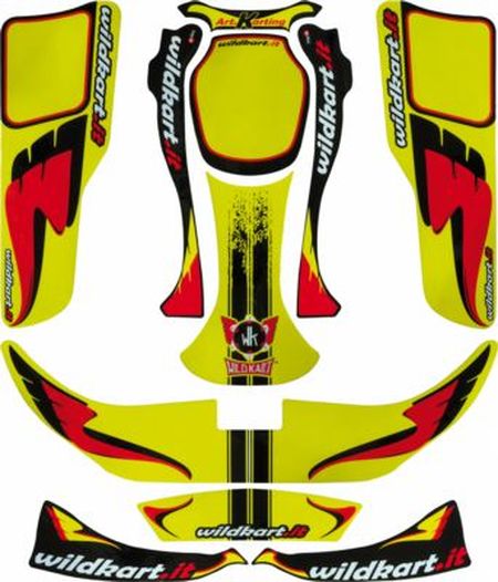 Stickerset Wildkart voor KG New Age spoilerwerk