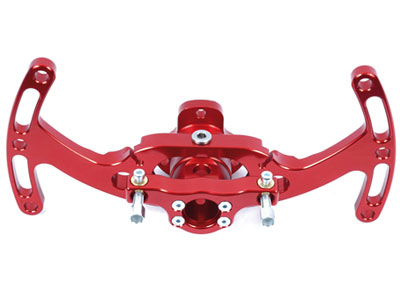 Complete gear lever for Rotax DD2 Red color