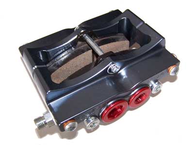 4 piston Pulsar rear brake calliper Titanium anod.