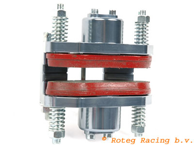 2 piston rear brake calliper for Mini silver color