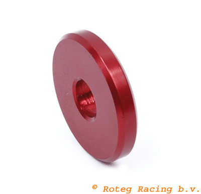 Aluminium seat spacer 30x8x5 mm black color