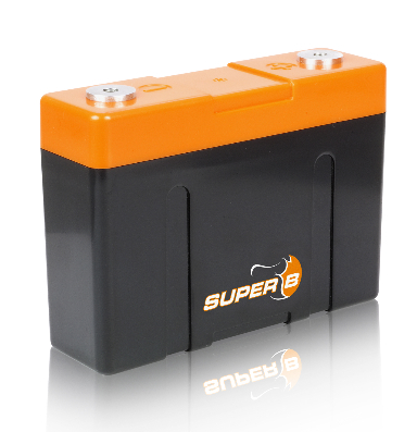 Super B Lithium battery model Andrena 12V 2.5Ah, 13.2 V