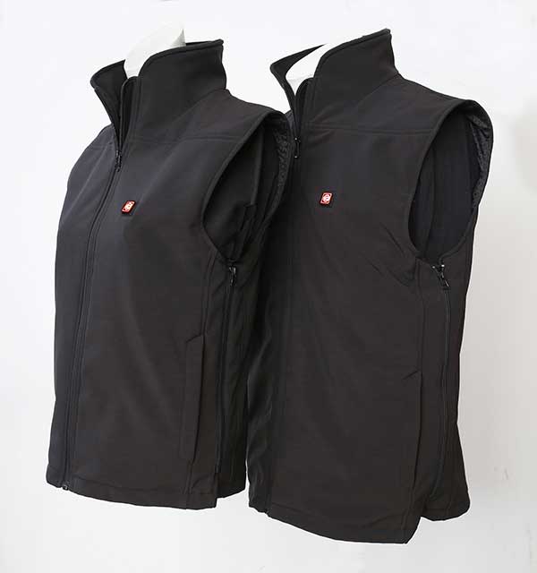 Verwarmde bodywarmer WarmMe maat S/M incl. oplaadb. batterij