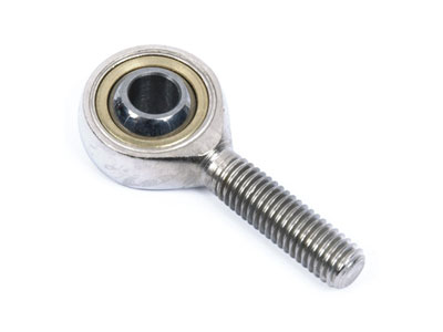 Rose joint M8 right male thread for kart steering rod
