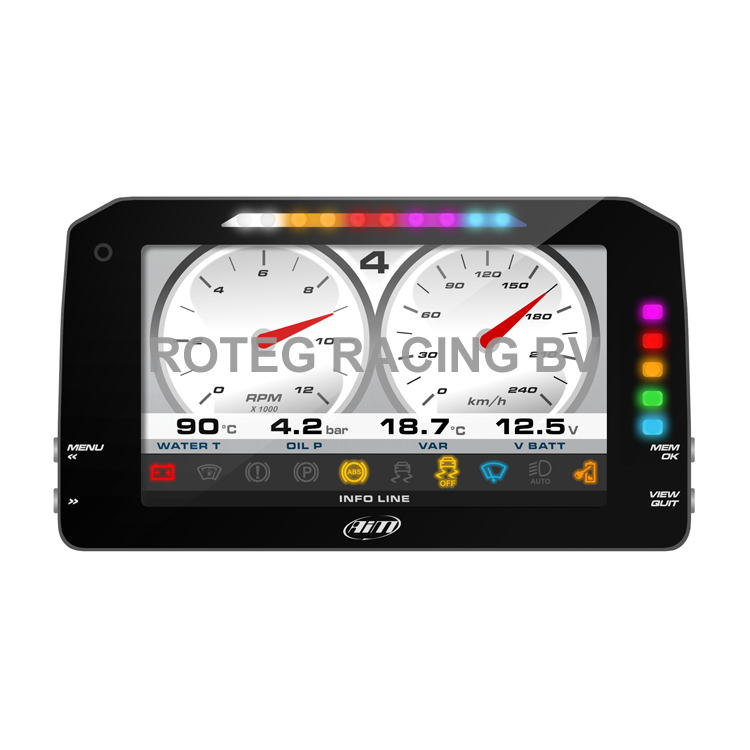 AIM MXP Strada 6" full color TFT dashboard