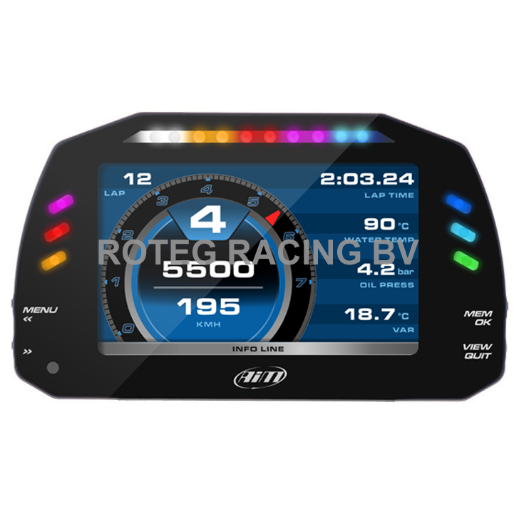 AIM MXS 1.2 Strada 5" full color TFT dashboard