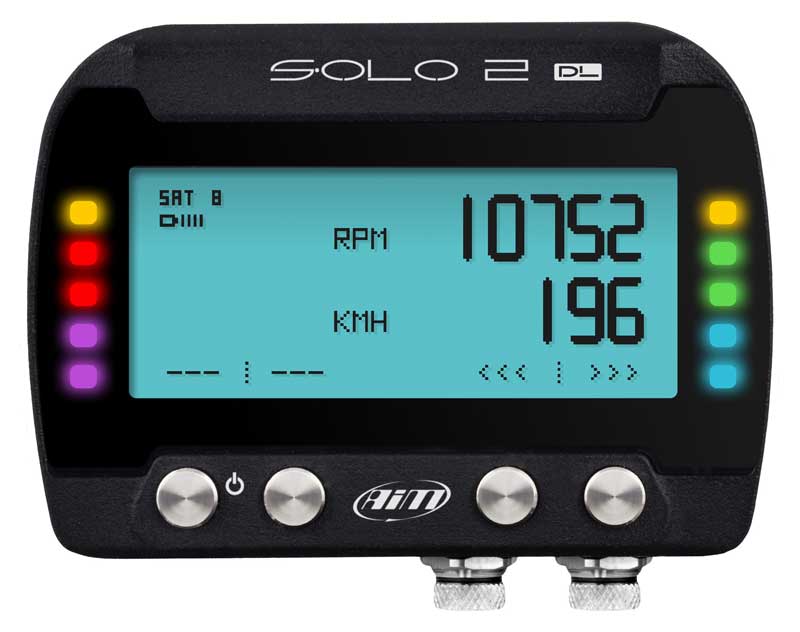 AIM Solo2 DL GPS laptimer datalogger + RPM-ECU connection