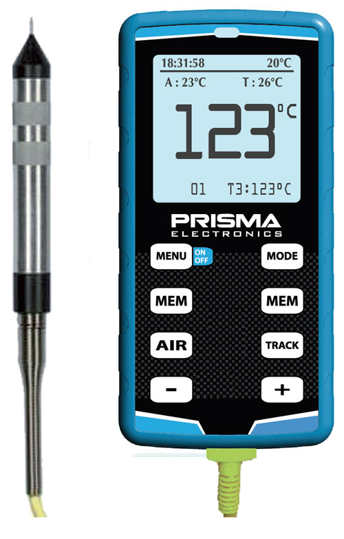 Prisma tire temperature probe gauge