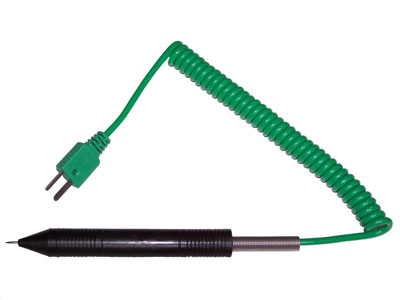 Tyre temperature probe type K with sharp point