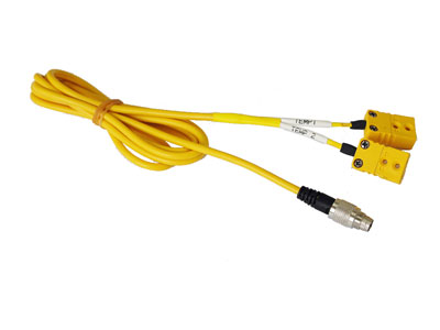 Temperature extension cable for MC4 2T, 2x thermocouple