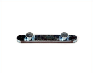 Key with 2 pin for axle 50 mm